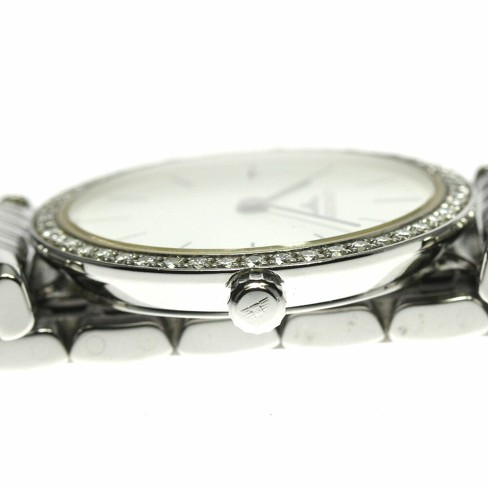 LONGINES L4.241.0 Grand Classic Diamond Bezel Quartz Women's Watch Good Condition Warranty Included