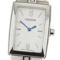 SEIKO 5A70-0AM0 Credor Aqua Diamond Quartz Women's Watch