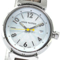 LOUIS VUITTON Q121V Tambour Date Quartz Women's