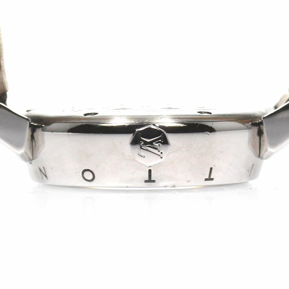 LOUIS VUITTON Q121V Tambour Date Quartz Women's