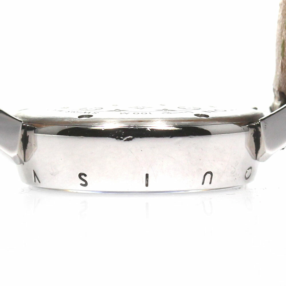 LOUIS VUITTON Q121V Tambour Date Quartz Women's