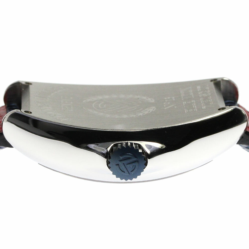 FRANCK MULLER 7080SCDT Tonneau Curvex Blue Moon Date Automatic Men's Watch in Good Condition
