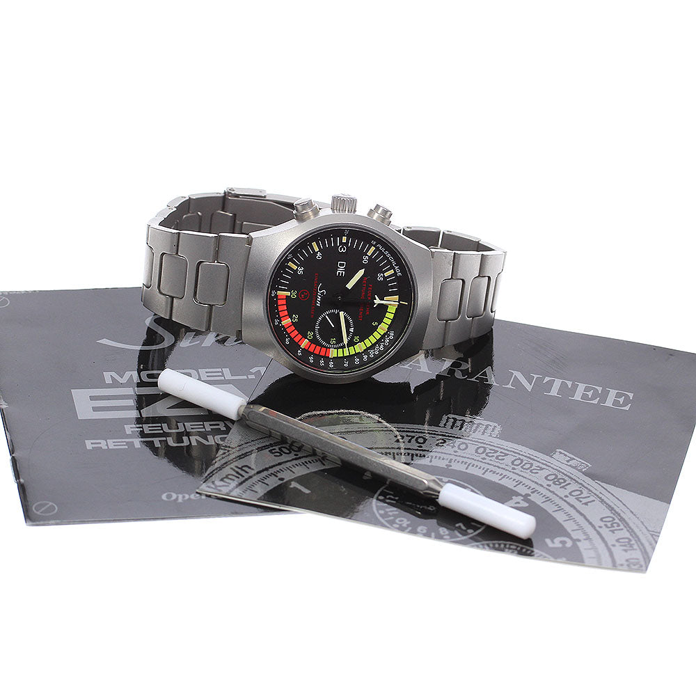 Sinn 157.EZM4 German Fire and Rescue Team Chronograph Automatic Men's Watch Excellent Condition with Warranty.