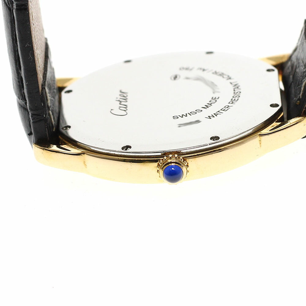 CARTIER W6700455 Ronde Solo LM K18YG Date Quartz Men's Watch