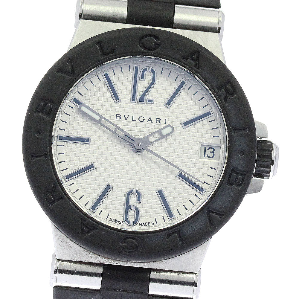 BVLGARI DG29SV Diagono Date Quartz Ladies Watch
