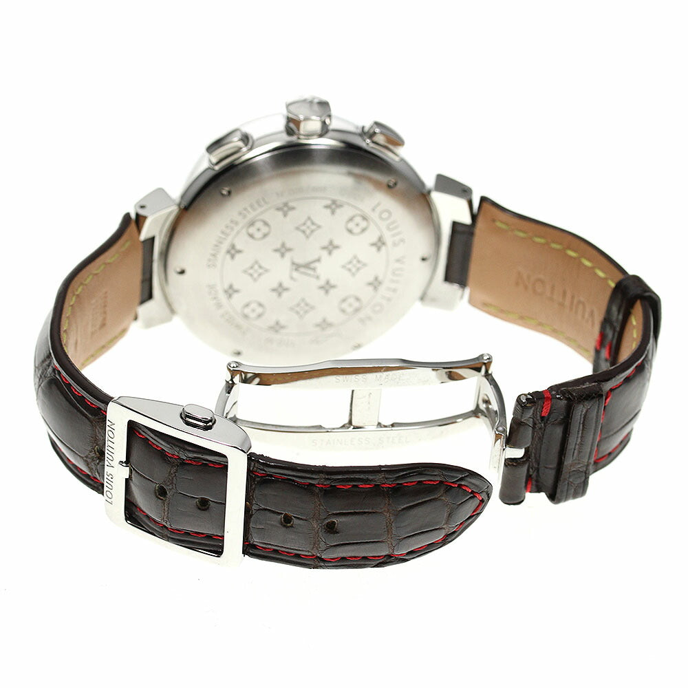 LOUIS VUITTON Q102A Tambour Chronograph Voyage Limited Edition of 688 Pieces Automatic Men's with Warranty