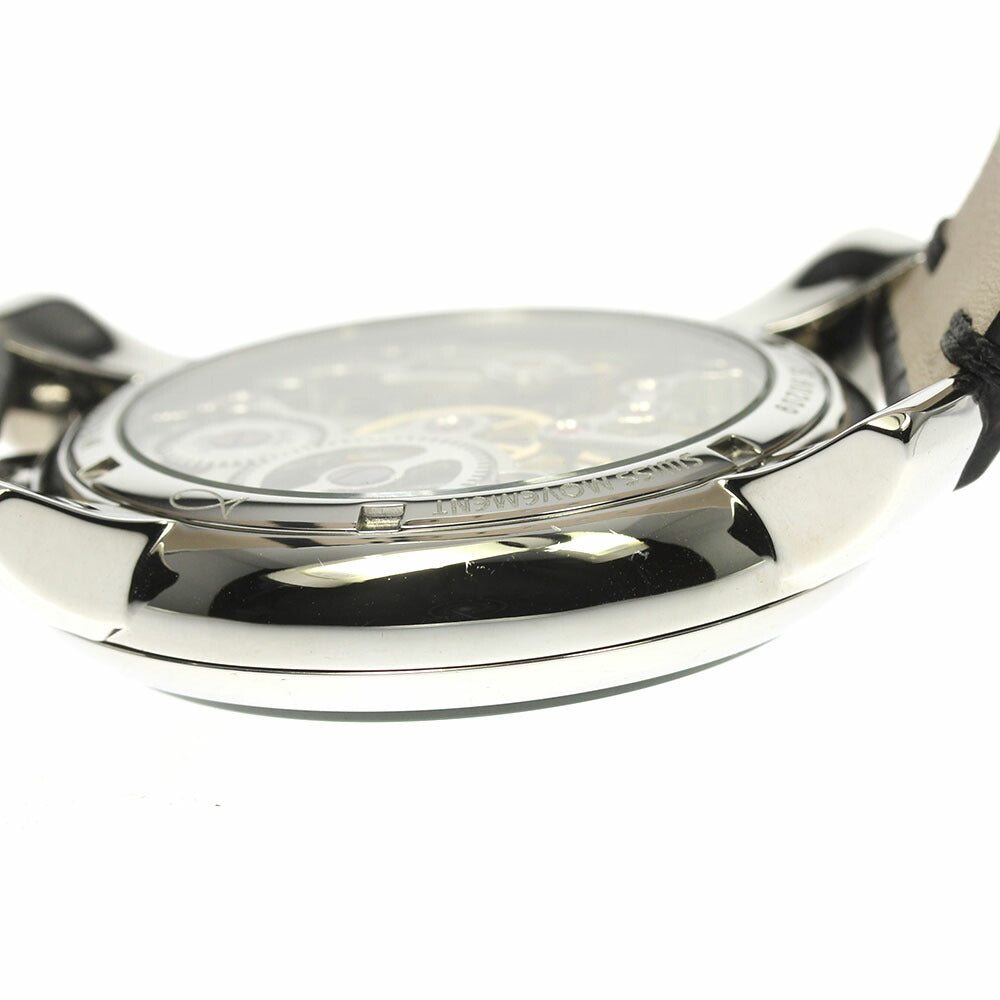 GaGa MILANO 5310.02.GR Manuale 48 Skeleton Hand-Wound Men's Watch Good Condition Box and Warranty Card Included