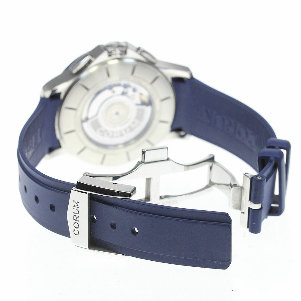 CORUM 984.113.22/F373WB12 Admiral's Cup Legend 42 Date Automatic Men's Watch Excellent Condition Box and Warranty Card Included