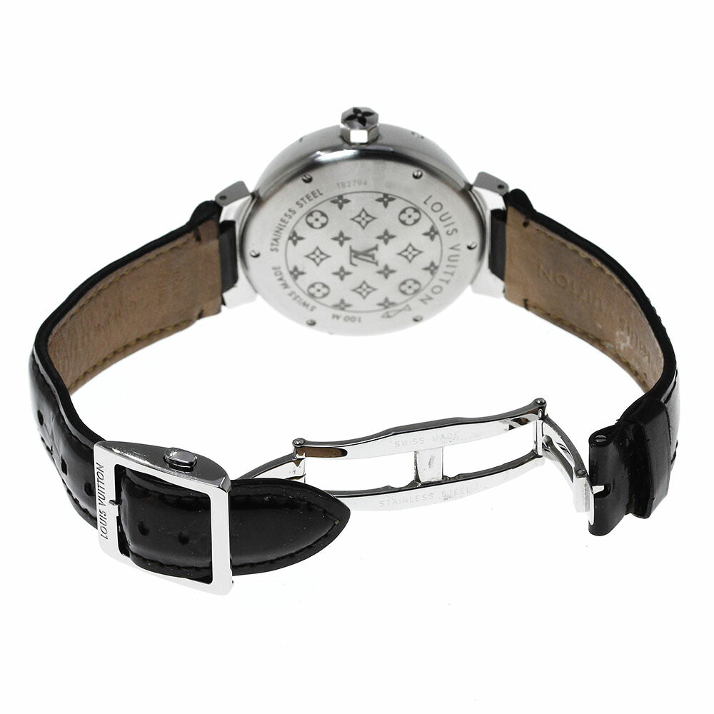 LOUIS VUITTON Q111C Tambour Diamant GM Diamond Dial Quartz Men's