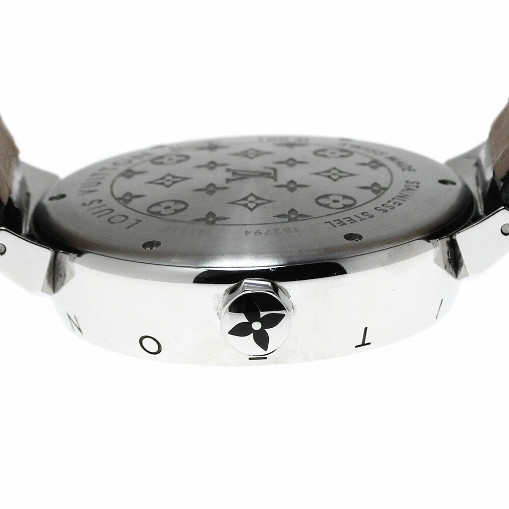 LOUIS VUITTON Q111C Tambour Diamant GM Diamond Dial Quartz Men's