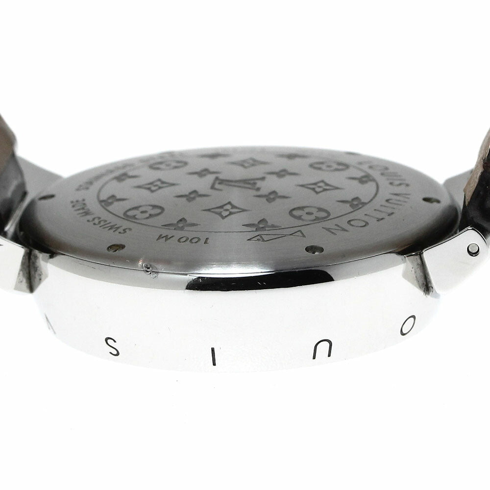 LOUIS VUITTON Q111C Tambour Diamant GM Diamond Dial Quartz Men's