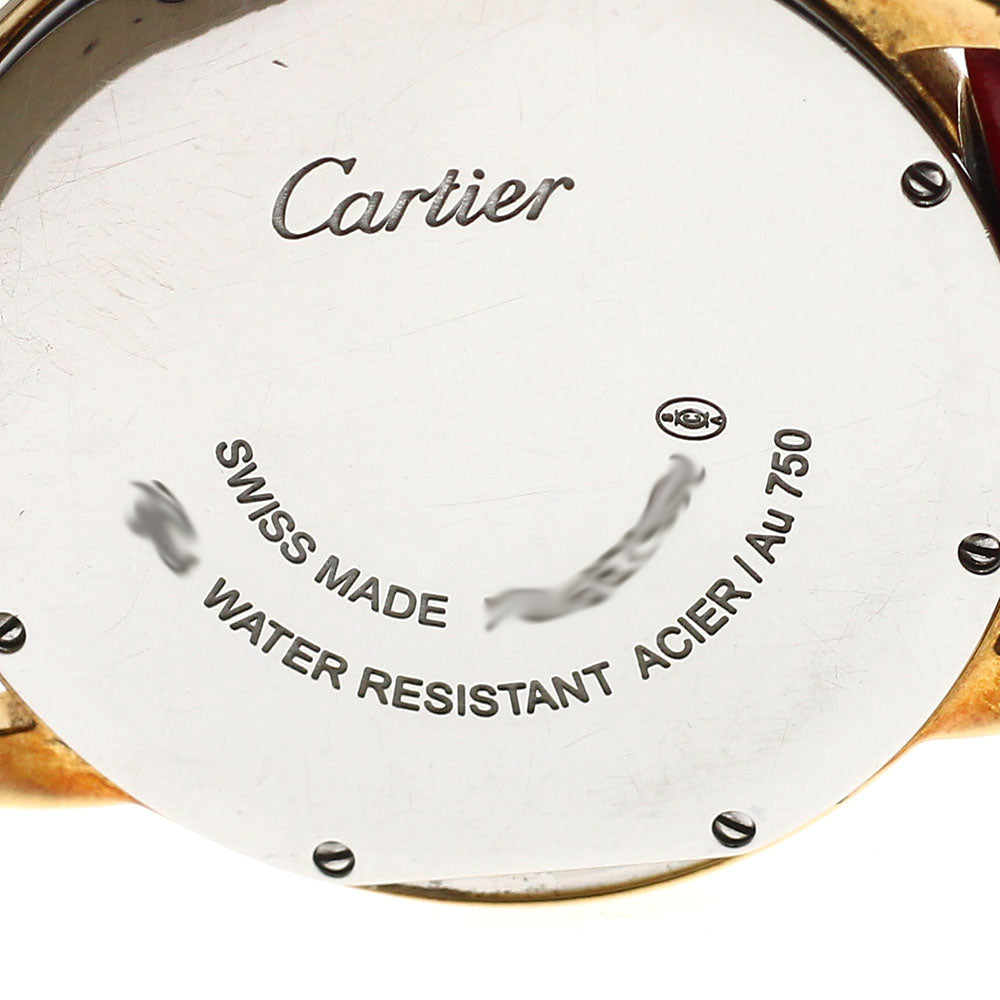 CARTIER W6700455 Ronde Solo LM K18YG Date Quartz Men's Watch