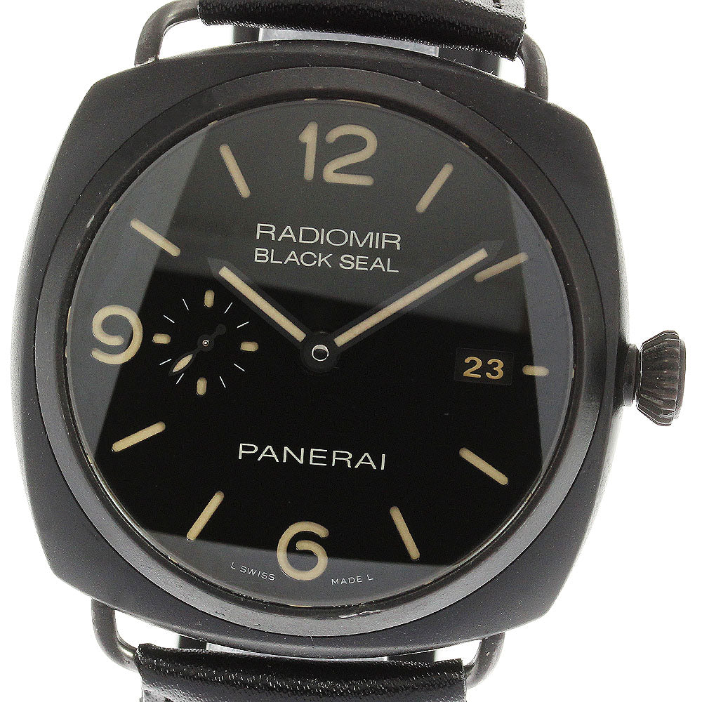 PANERAI PAM00505 Radiomir Composite Black Seal 3 Days Small Second Date Automatic Men's Watch