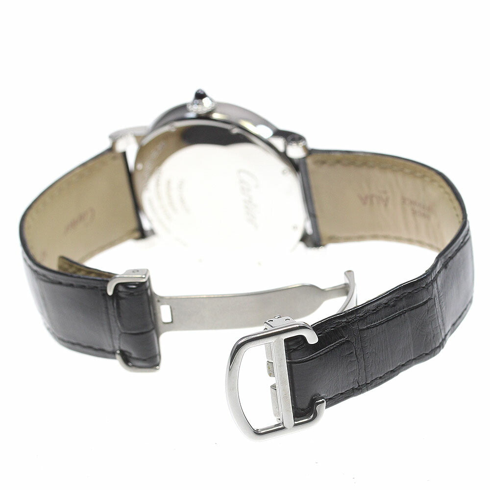 CARTIER W1556369 Rotonde de Power Reserve Manual Winding Men's Watch with Warranty