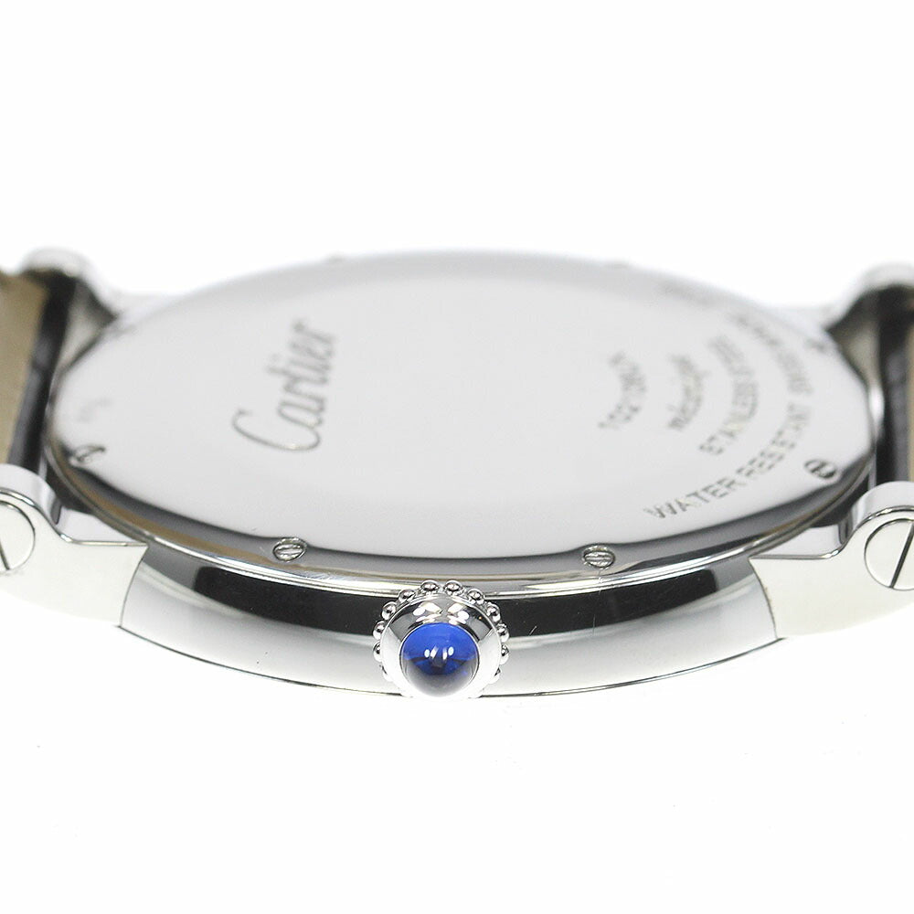 CARTIER W1556369 Rotonde de Power Reserve Manual Winding Men's Watch with Warranty
