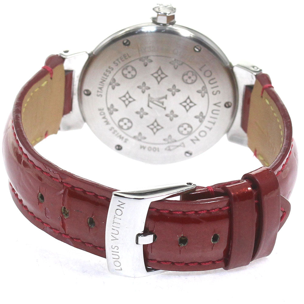 LOUIS VUITTON Q131P Tambour Forever Diamond Quartz Women's Watch with Warranty