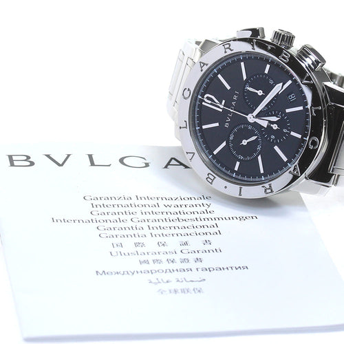 BVLGARI BB41SCH Bvlgari Chronograph Automatic Men's Watch with Warranty