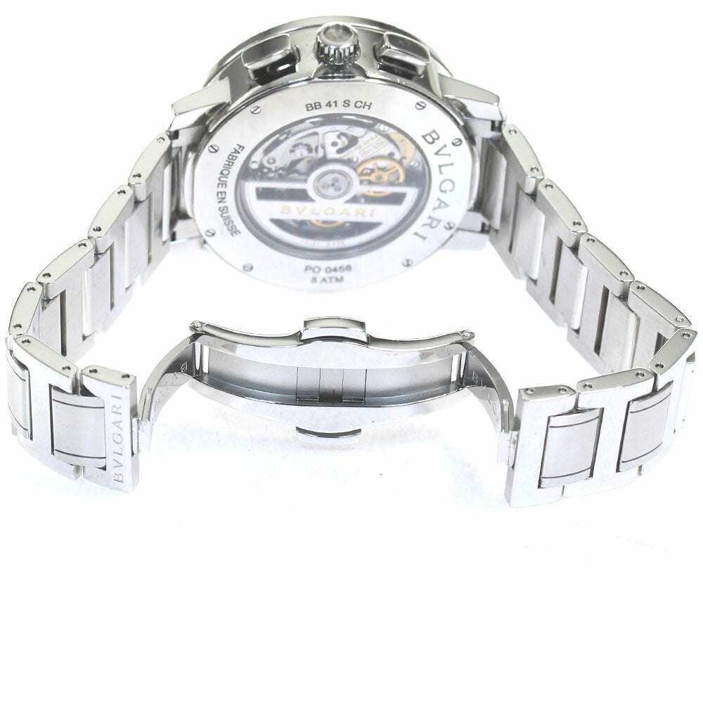 BVLGARI BB41SCH Bvlgari Chronograph Automatic Men's Watch with Warranty