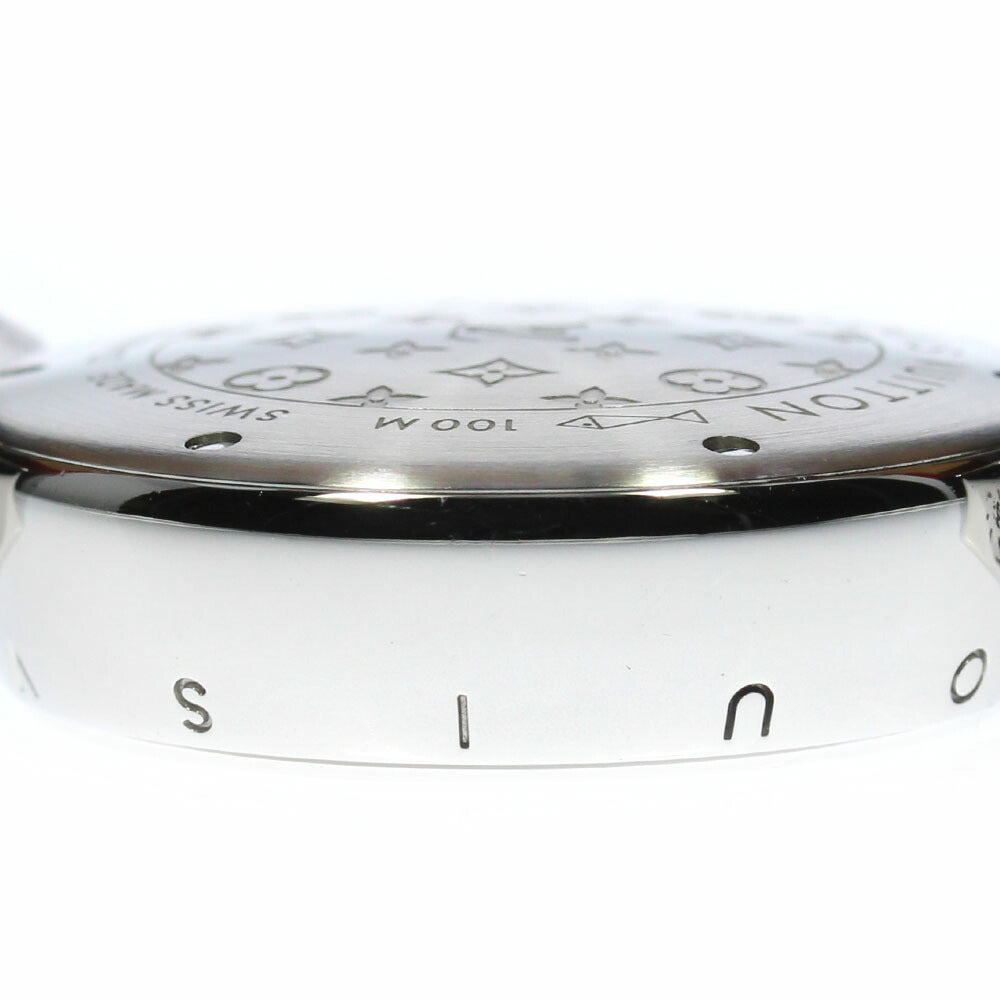 LOUIS VUITTON QA092 Tambour New Wave MM Small Second Quartz Boys' Watch with Box