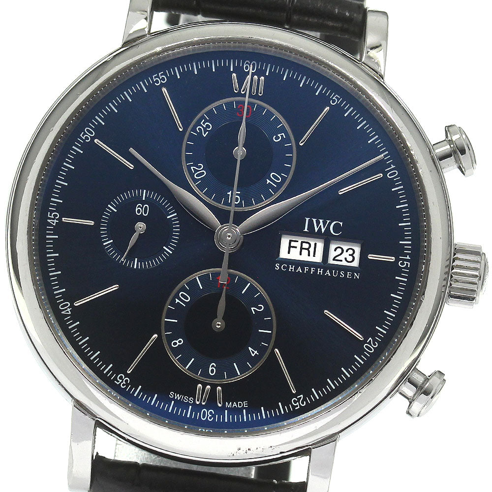 IWC SCHAFFHAUSEN IW391019 Portofino Chronograph Laureus Automatic Men's Watch Limited to 2500 pieces worldwide