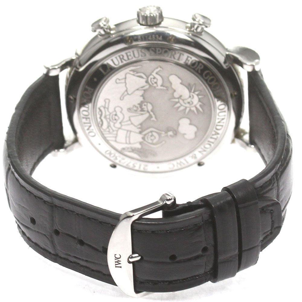 IWC SCHAFFHAUSEN IW391019 Portofino Chronograph Laureus Automatic Men's Watch Limited to 2500 pieces worldwide