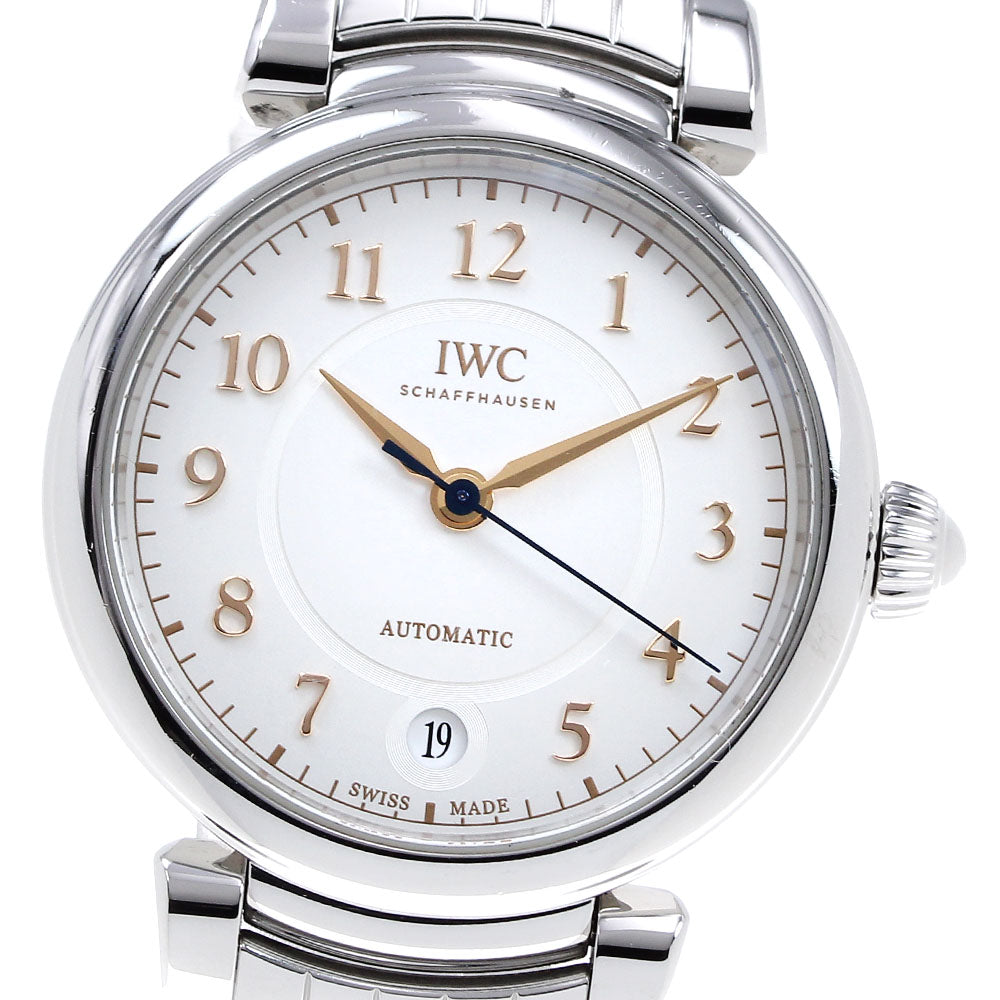IWC SCHAFFHAUSEN IW458307 Da Vinci Automatic 36 Date Men's Watch Good Condition Warranty Included