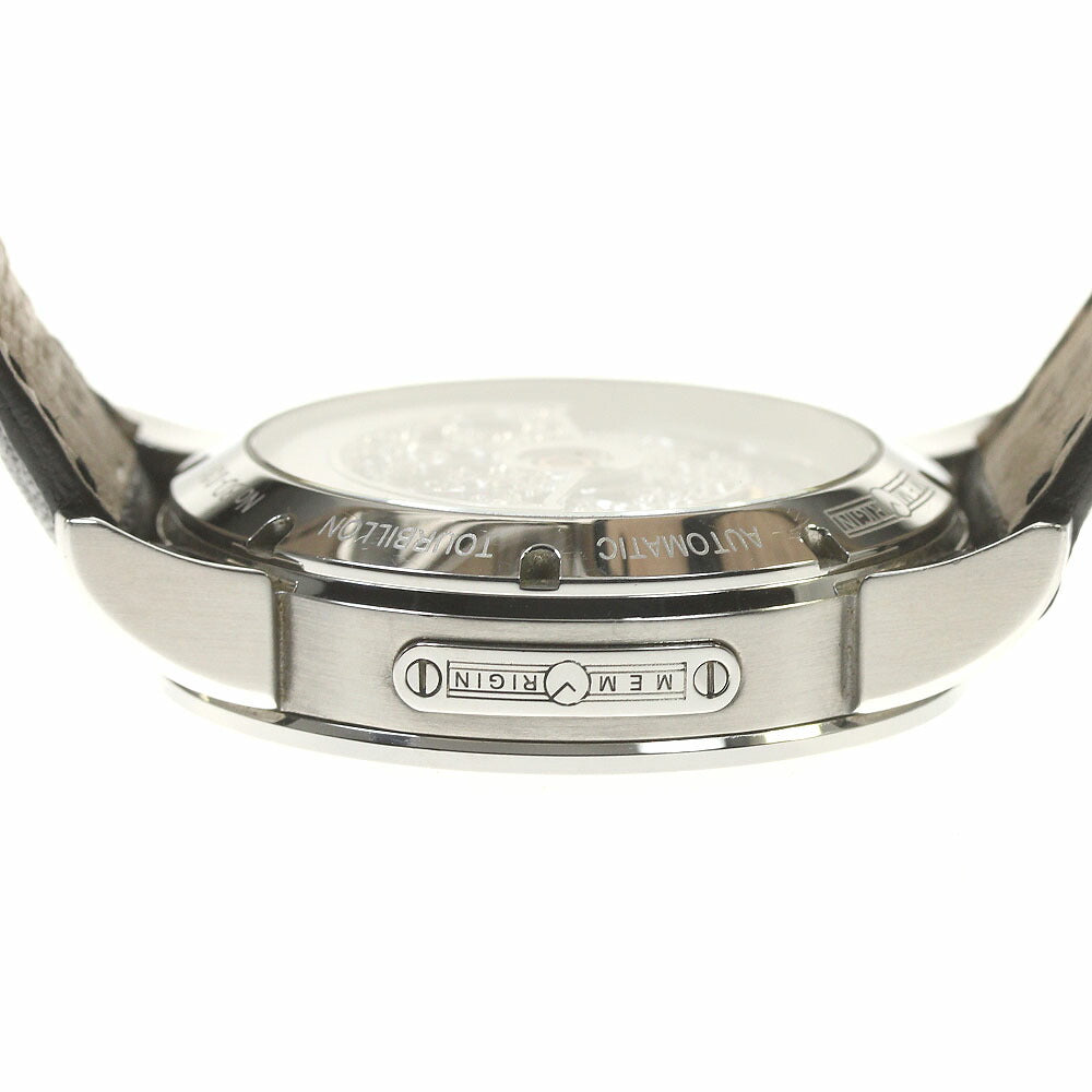 MEMORIGIN AT1003SSWHBKR Grand Manufacture Tourbillon Automatic Men's Watch with Box