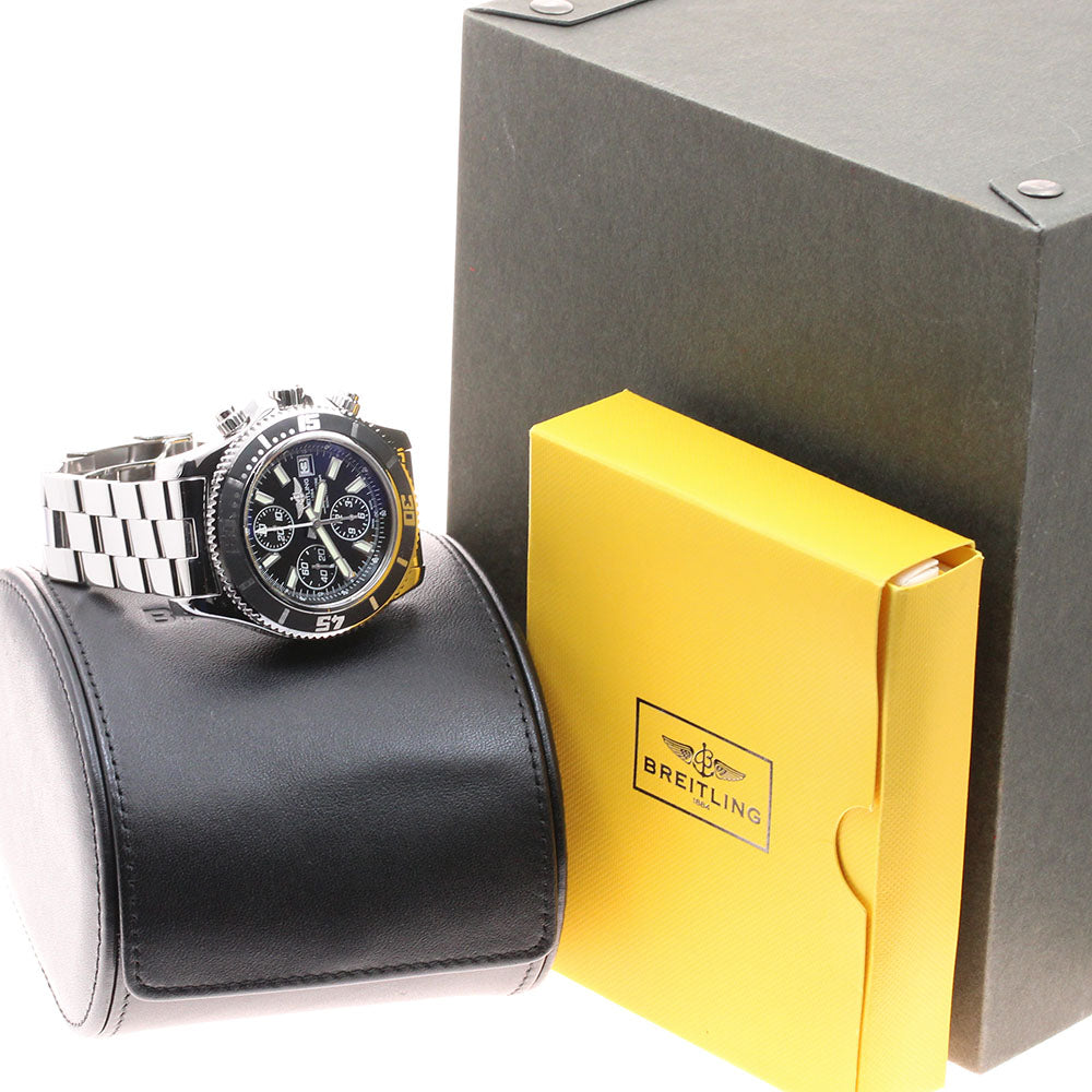 BREITLING A13341 Superocean Chronograph Automatic Men's Watch with Box and Warranty