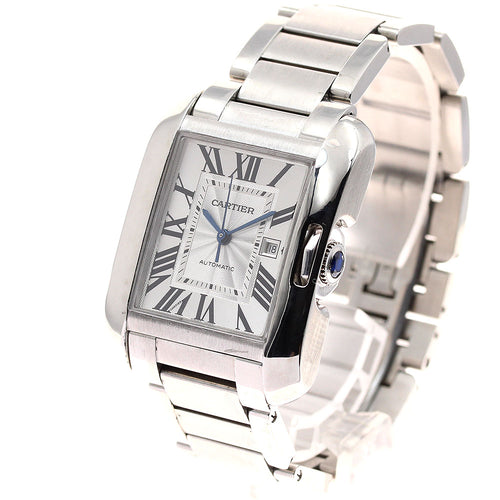CARTIER W5310009 Tank Anglaise LM Date Automatic Men's Watch