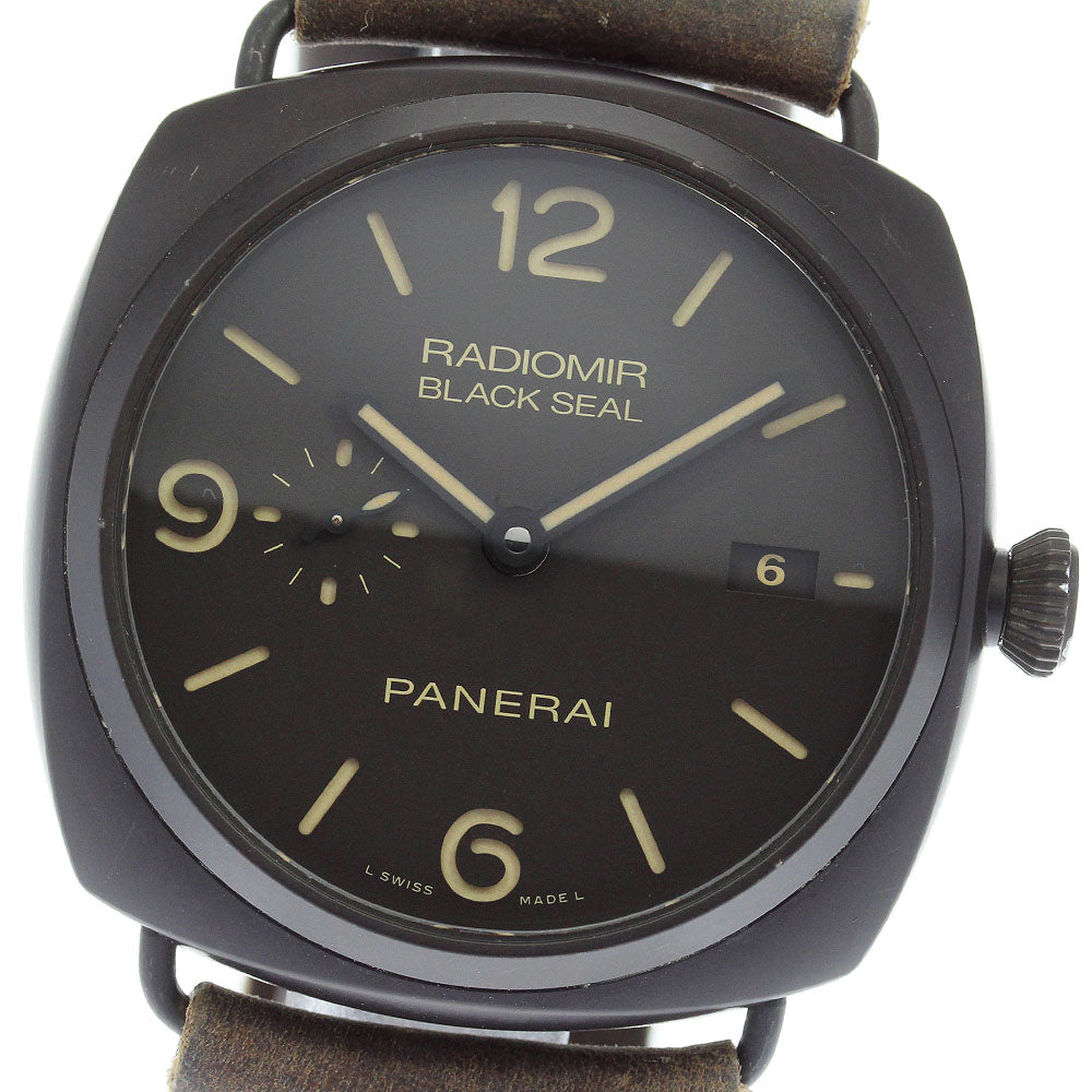 PANERAI PAM00505 Radiomir Composite Black Seal 3 Days Small Second Date Automatic Men's Watch