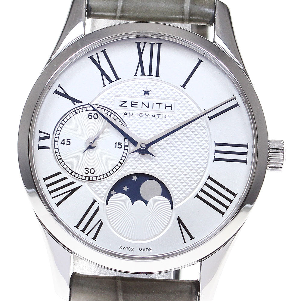 ZENITH 03.231.692 Elite Ultra-Thin Moon Phase Automatic Women's Watch Good Condition