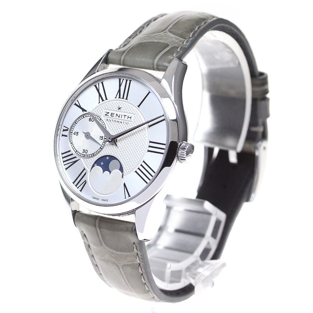 ZENITH 03.231.692 Elite Ultra-Thin Moon Phase Automatic Women's Watch Good Condition