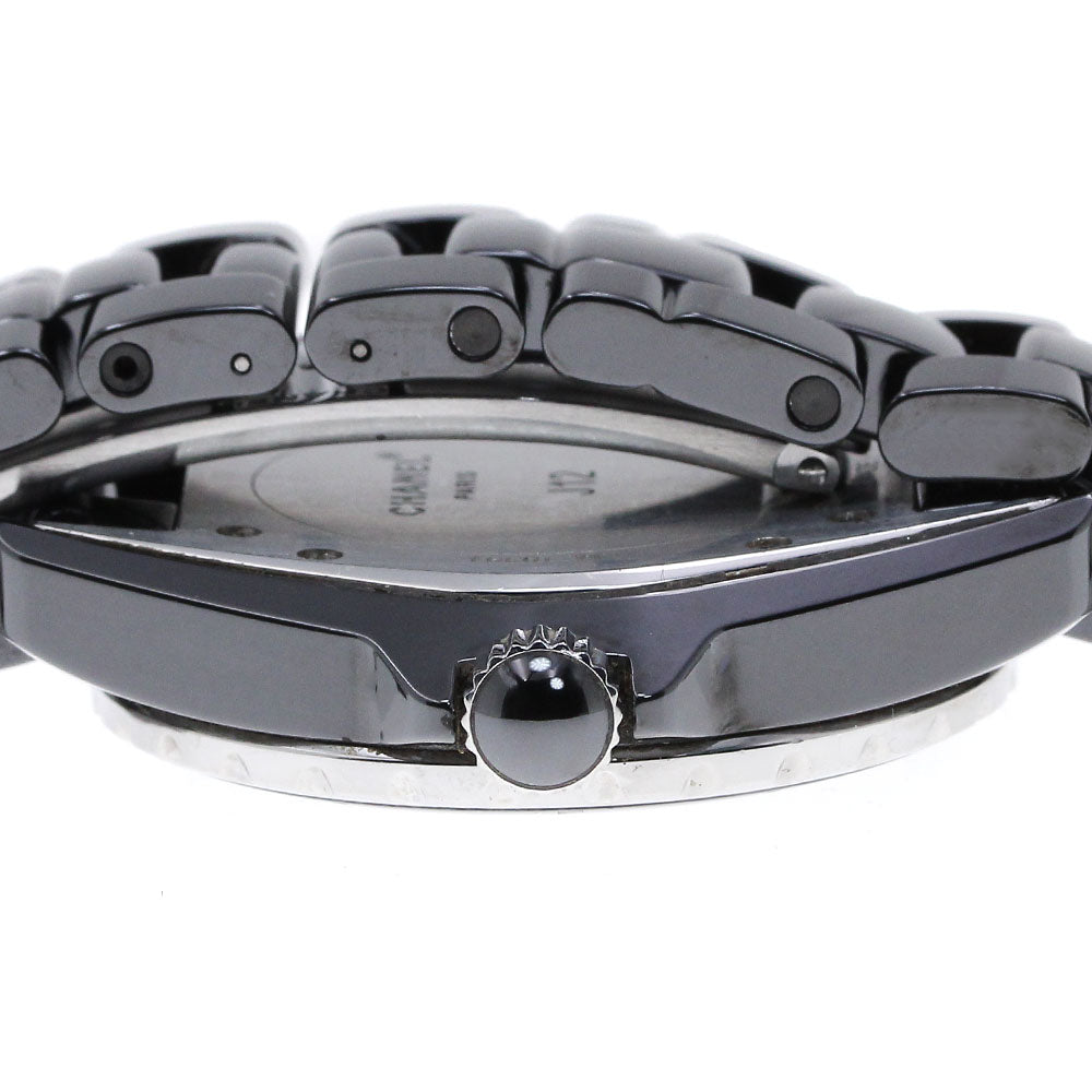 CHANEL H1757 J12 Black Ceramic Center Diamond Automatic Men's Watch