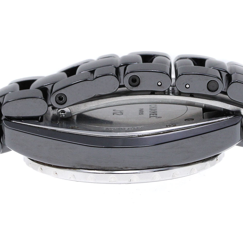 CHANEL H1757 J12 Black Ceramic Center Diamond Automatic Men's Watch