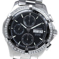 TAG HEUER CAF2014 Aquaracer Diamond Bezel Chronograph Automatic Men's Watch in Excellent Condition with Warranty