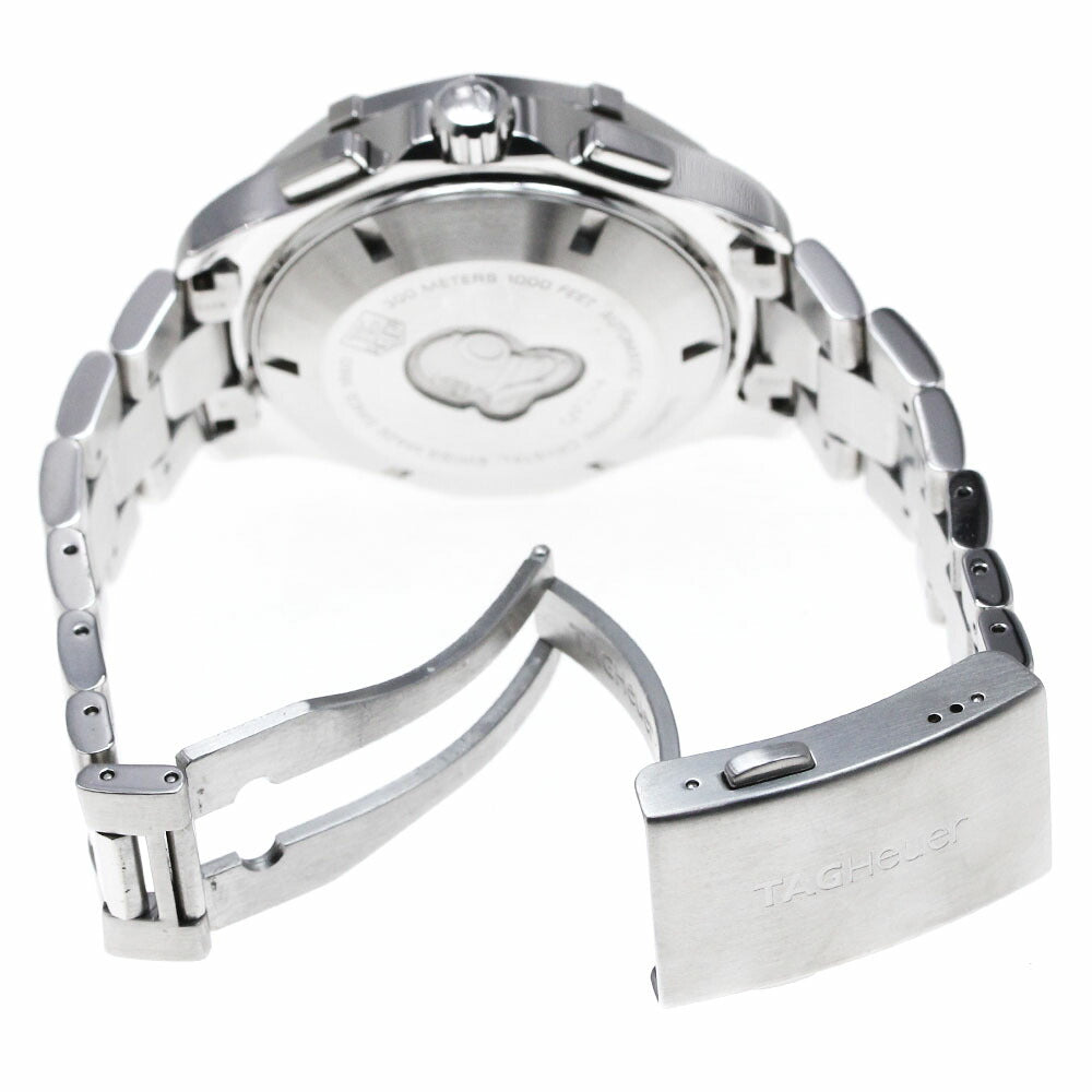 TAG HEUER CAF2014 Aquaracer Diamond Bezel Chronograph Automatic Men's Watch in Excellent Condition with Warranty