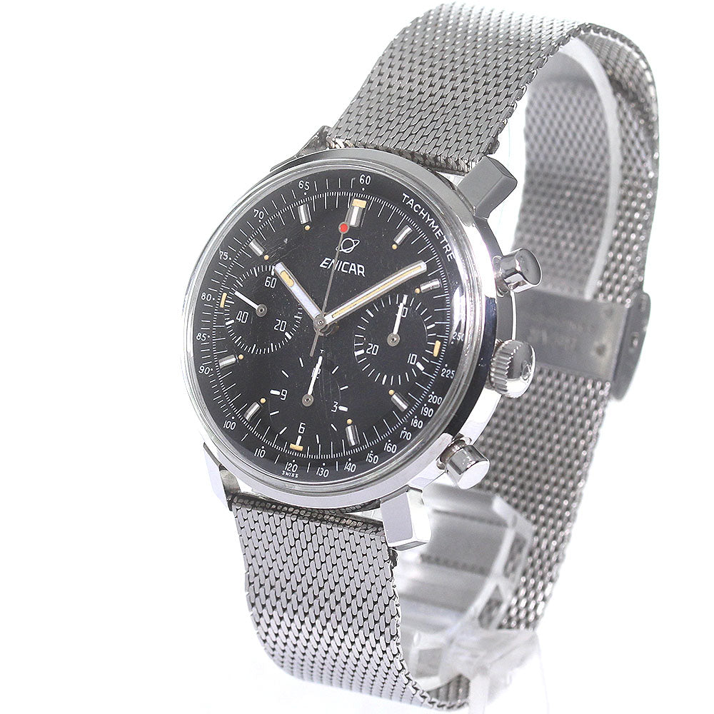 Junk ENICAR 072-01-01 Ultrasonic Chronograph Manual Winding Men's