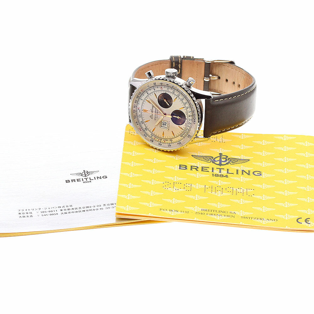 BREITLING A36030.1 Navitimer Montbrillant Spaciograph Chronograph Automatic Men's Watch with Warranty