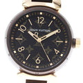 LOUIS VUITTON QA138 Tambour MM Monogram K18PG QZ Boys Good Condition with Inner Box
