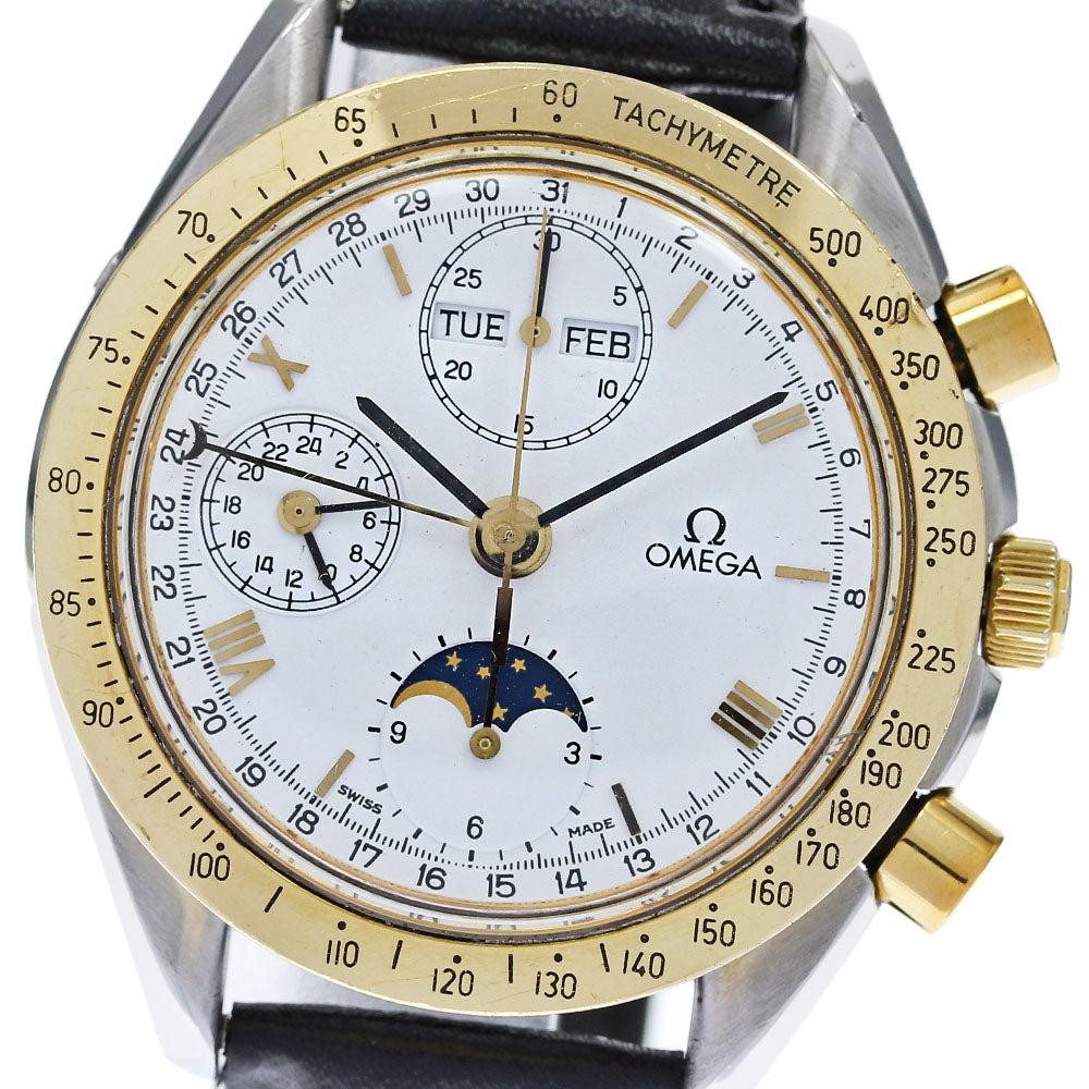 OMEGA 3336.20 Speedmaster Triple Calendar Moon Phase Automatic Men's