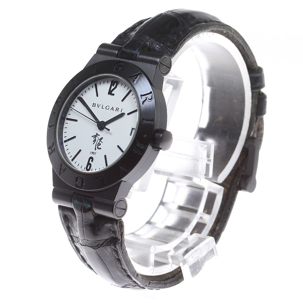 BVLGARI LC29S Diagono Sport Limited Edition Hong Kong Handover Commemoration Model Date Automatic Women's Watch