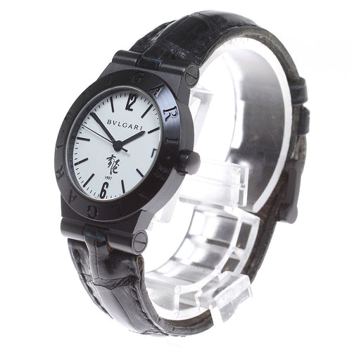 BVLGARI LC29S Diagono Sport Limited Edition Hong Kong Handover Commemoration Model Date Automatic Women's Watch