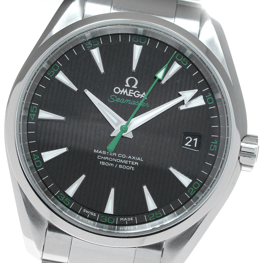 Junk OMEGA 231.10.42.21.01.004 Seamaster Aqua Terra Master Co-Axial Golf Automatic with inner box and warranty card
