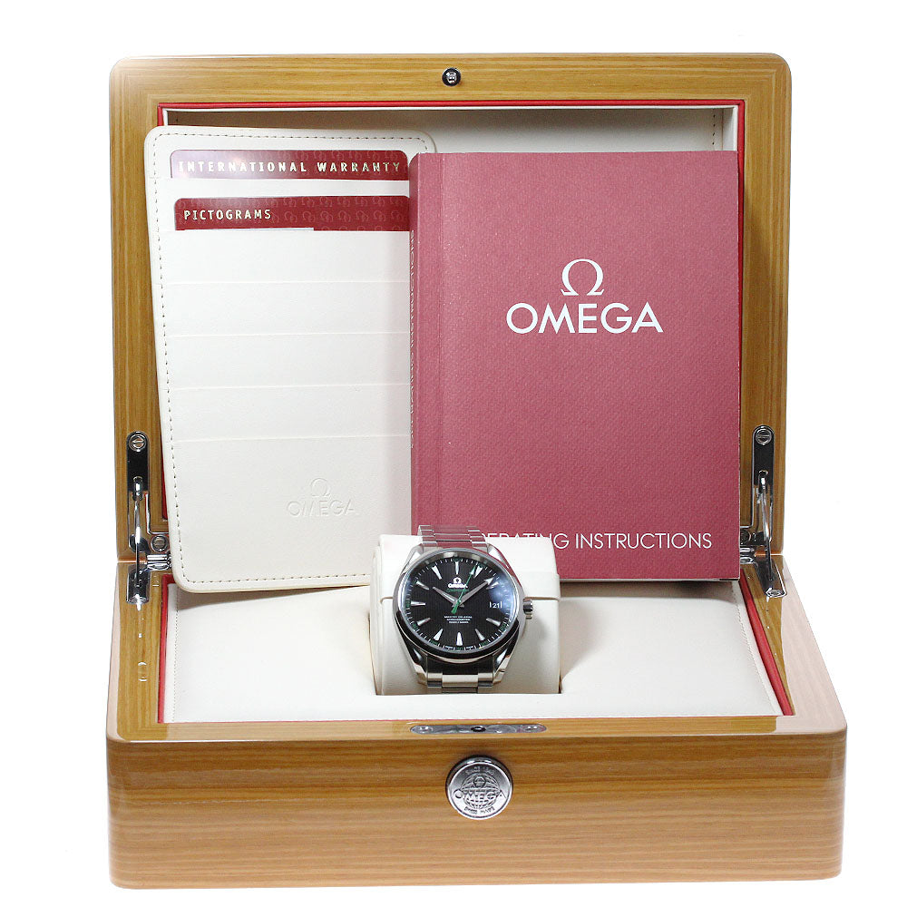 Junk OMEGA 231.10.42.21.01.004 Seamaster Aqua Terra Master Co-Axial Golf Automatic with inner box and warranty card