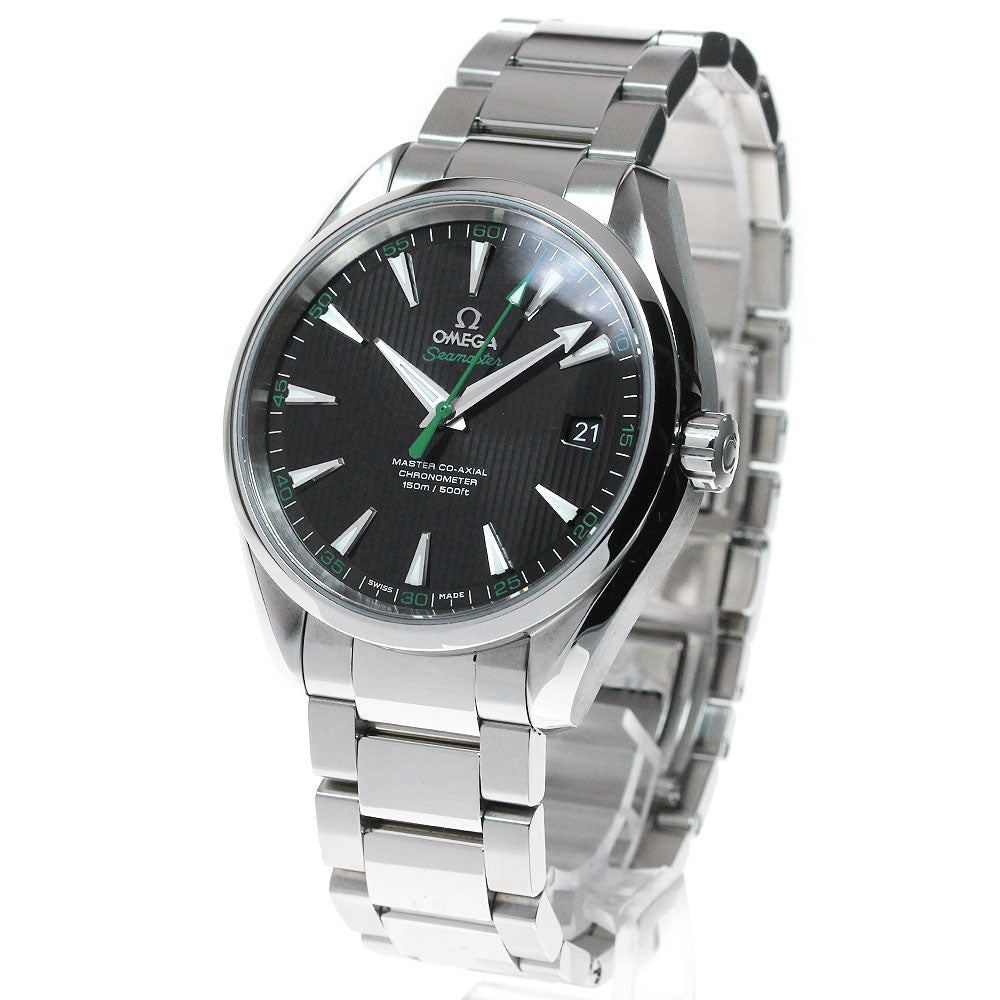 Junk OMEGA 231.10.42.21.01.004 Seamaster Aqua Terra Master Co-Axial Golf Automatic with inner box and warranty card
