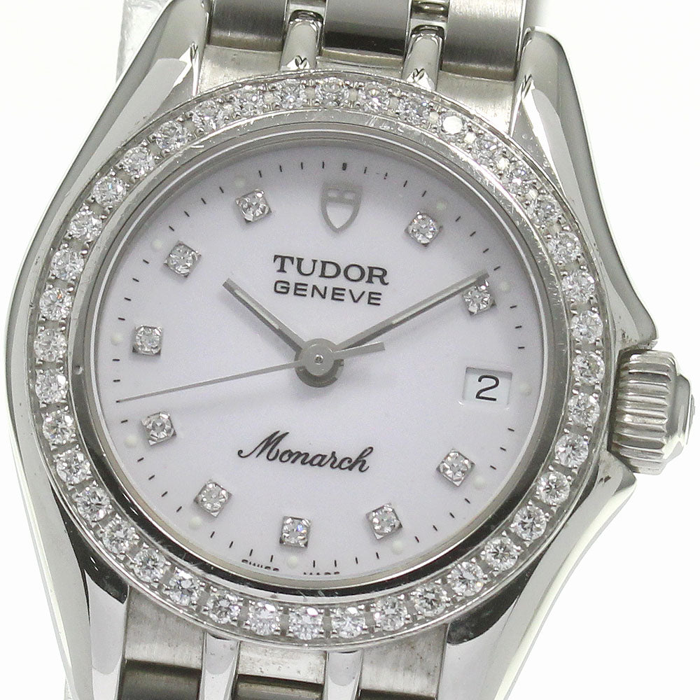 TUDOR 15810 Monarch Diamond Bezel 10P Quartz Women's