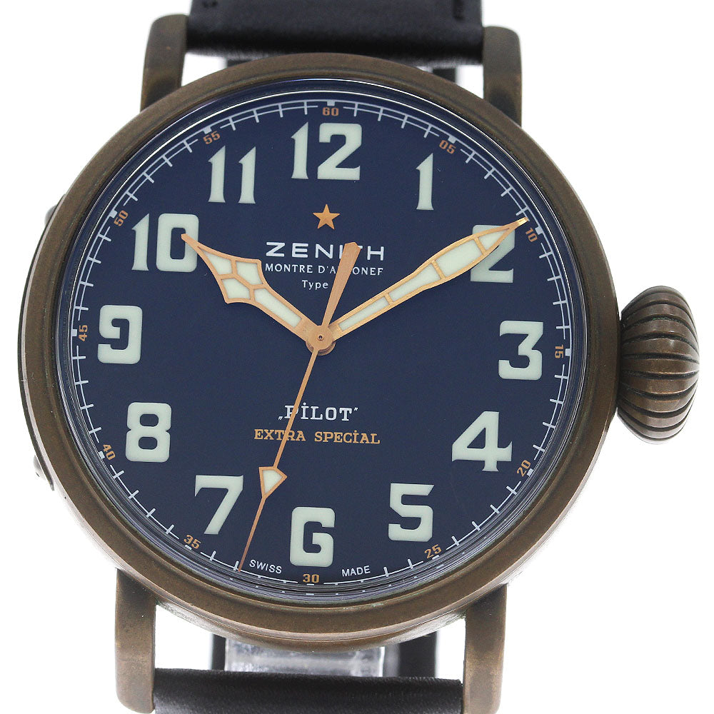 ZENITH 29.2430.679 Pilot Type 20 Extra Special Automatic Men's Watch in Good Condition