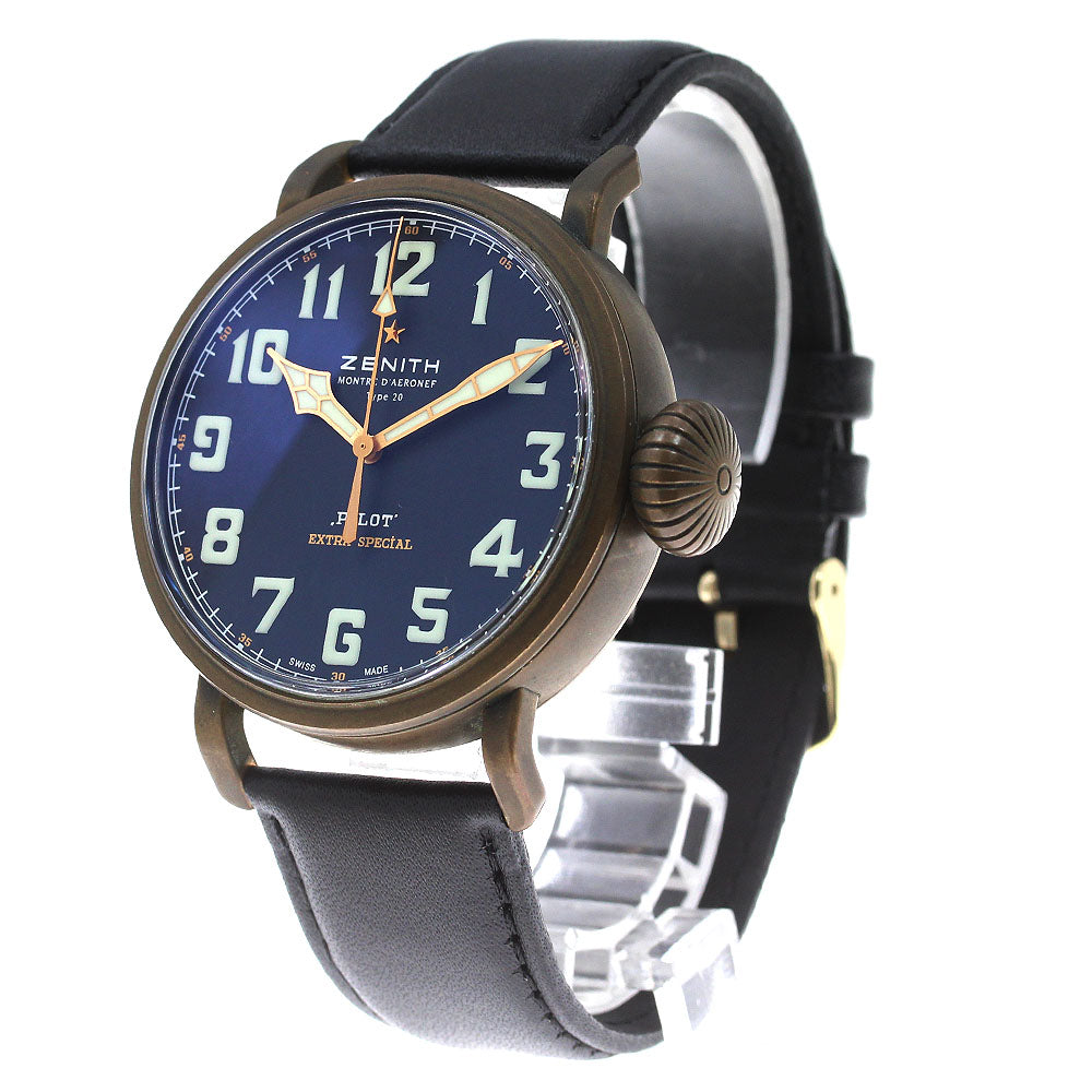 ZENITH 29.2430.679 Pilot Type 20 Extra Special Automatic Men's Watch in Good Condition