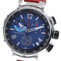 LOUIS VUITTON QA153 Tambour Outdoor Chronograph GMT Quartz Men's Watch Good Condition