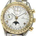 OMEGA 175.0034 Speedmaster Chronograph Triple Calendar Yellow Gold Bezel Automatic Men's